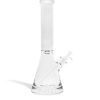 2-14 Inch Premium Etched Water Pipe with Heavy Base on white studio background