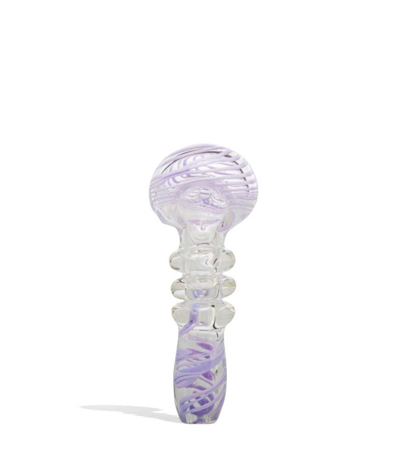 4 inch spoon hand pipe with slime color