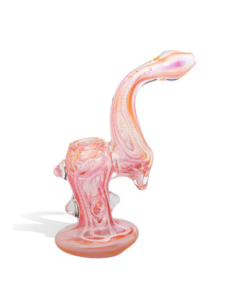 7 inch gold marble style bubbler