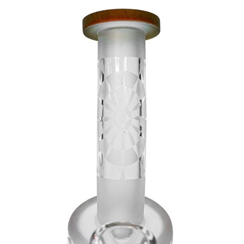 9 Inch Sand Blasted Water Pipe brown tube