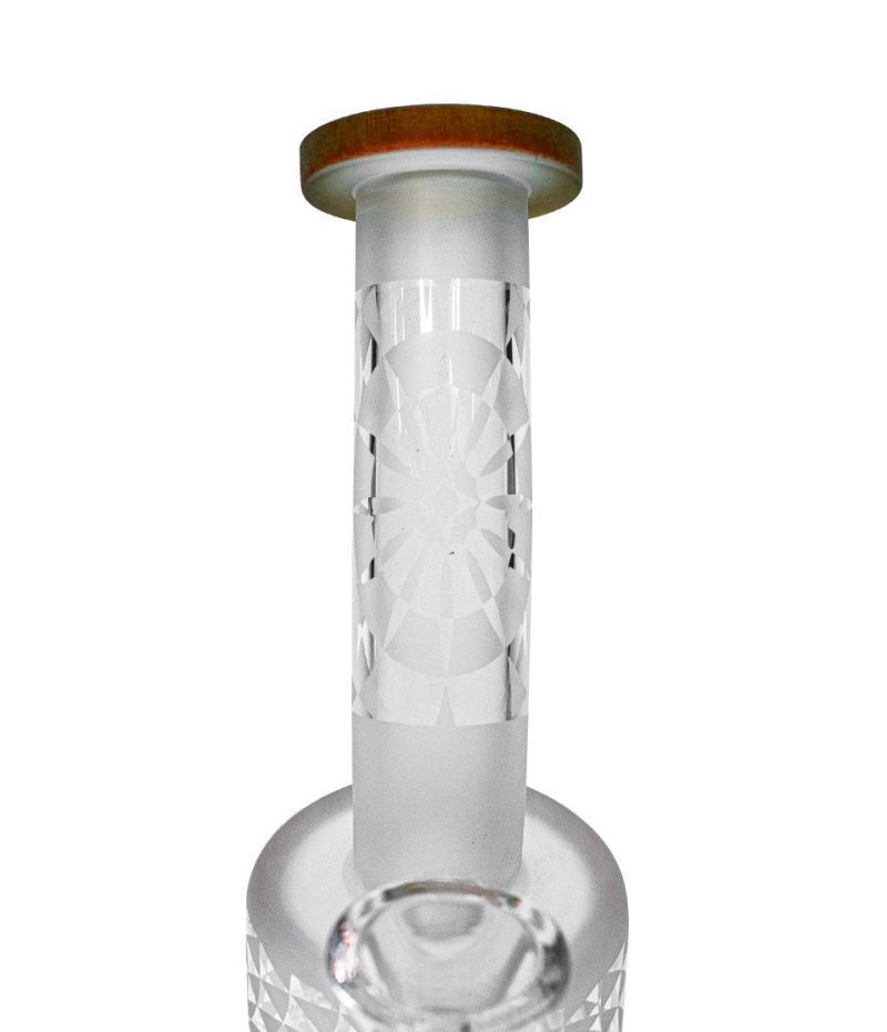 9 Inch Sand Blasted Water Pipe brown tube