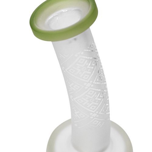 9 Inch Sand Blasted Water Pipe green tube