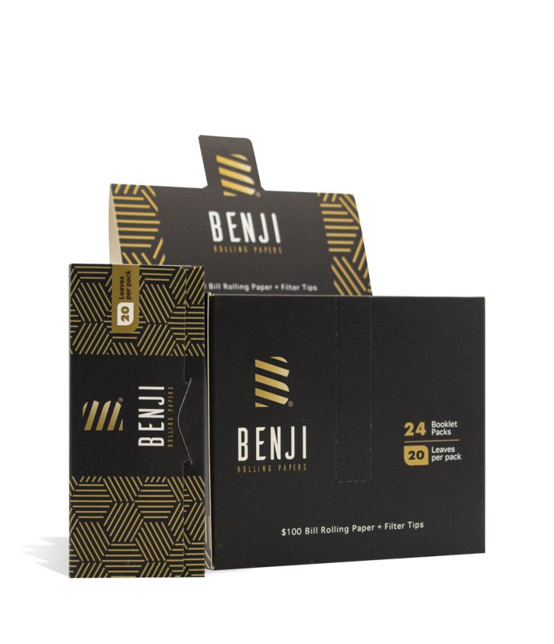 benji og rolling papers and filter tips 24pk display