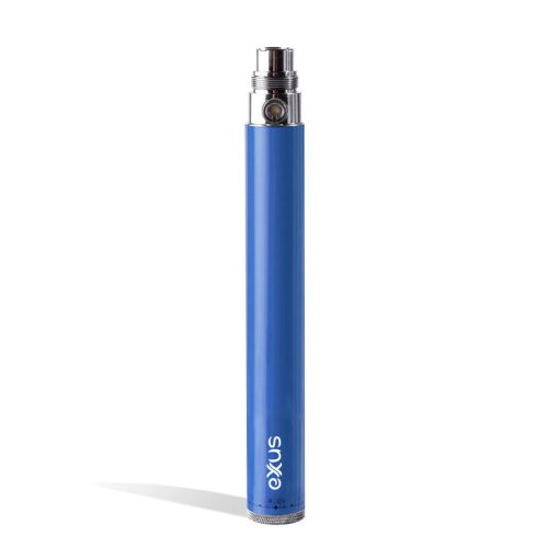 Blue Exxus Vape Twist 1100 mah Battery on white background