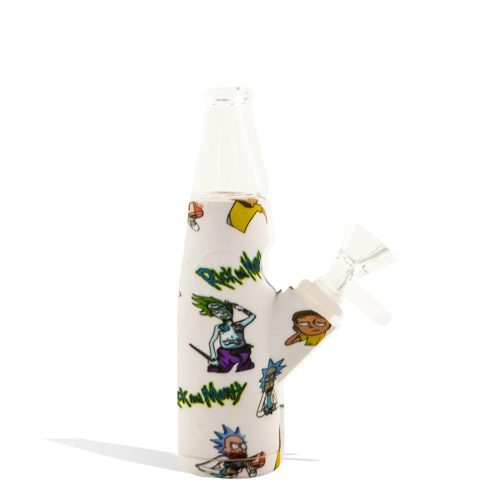 bottle shaped silicone waterpipe with custom designs 3