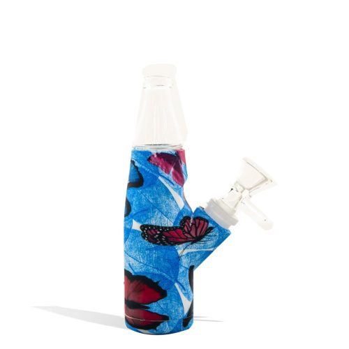 bottle shaped silicone waterpipe with custom designs 4