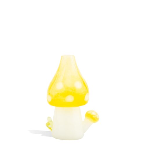 Sunshine Schrrom Empire Glassworks Puffco Peak Custom Bubble Cap on white studio background