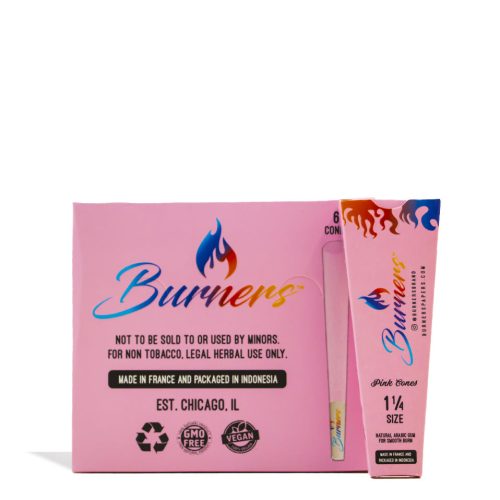 burners 30 pk pink cones back