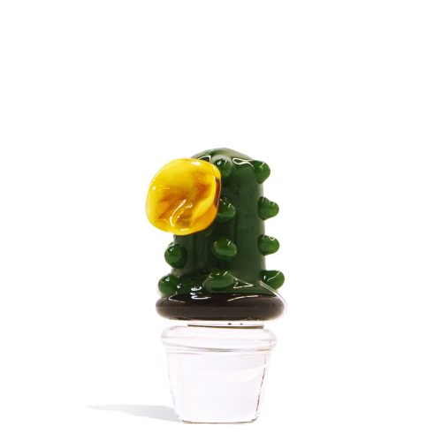 Cactus Empire Glassworks Puffco Peak Pro Custom Carb Cap on white background