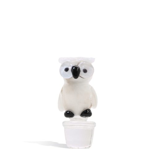 Owl Empire Glassworks Puffco Peak Pro Custom Carb Cap on white background