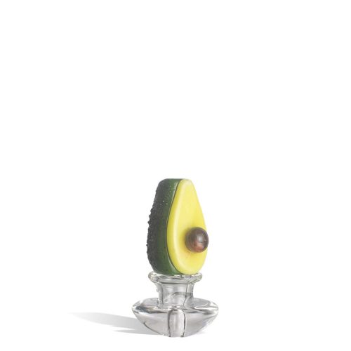 Avocado Empire Glassworks Puffco Peak Custom Carb Cap on white studio background