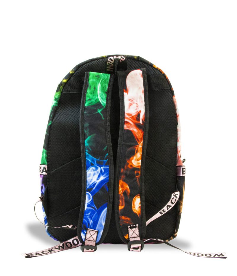 custom artwor bw backpack fullcolor smoke back