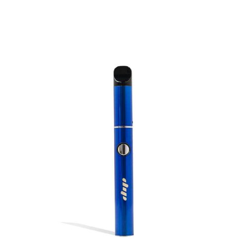 Ocean Blue Dip Devices Lunar Portable Concentrate Vaporizer on white studio background