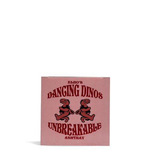 elbo glass dancing dinos packaging red