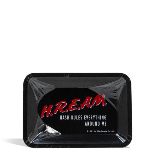 Elbo Glass H.R.E.A.M. Metal Rolling Tray small on white background