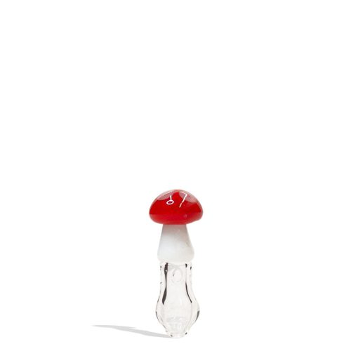 Red Mushroom Empire Glassworks Custom Puffco Proxy Ball Cap Front View on White Background