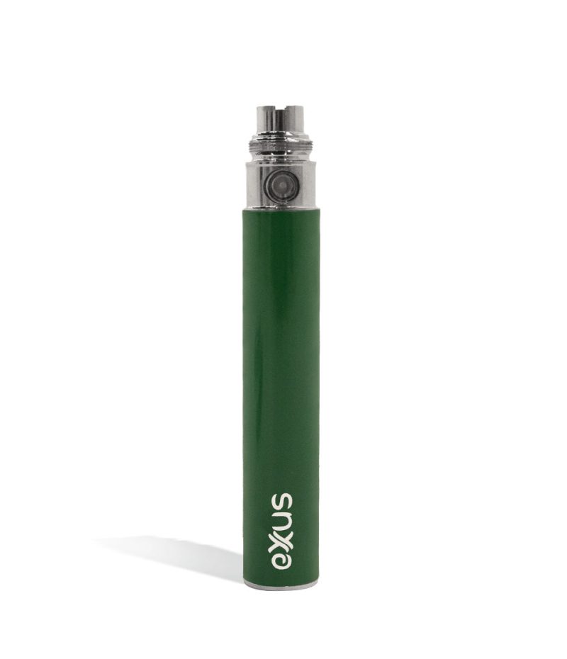 Cosmic Green front view Exxus Vape 900 Cartridge Vaporizer on white studio background