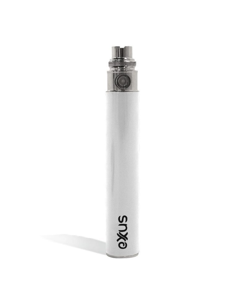 Pearl front view Exxus Vape 900 Cartridge Vaporizer on white studio background