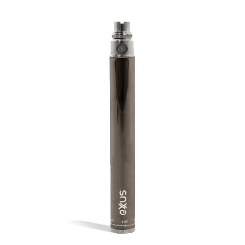 Gunmetal front Exxus Vape 1100 Cartridge Vaporizer on white background