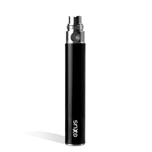 Black Exxus Vape Ego 900 mah Battery on white background