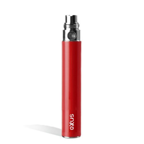 Red Exxus Vape Ego 900 mah Battery on white background