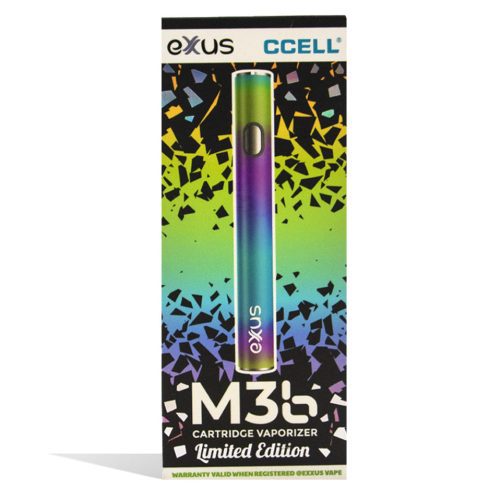 exxus m3b cartridge vaporizer full color packaging