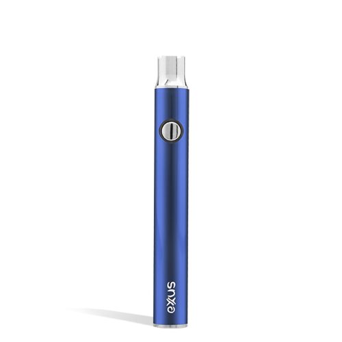 Cosmic Blue front front Exxus Vape Plus VV Cartridge Vaporizer on white background