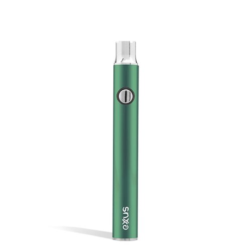 Cosmic Green front front Exxus Vape Plus VV Cartridge Vaporizer on white background