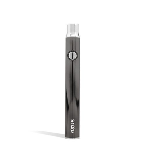 Gunmetal front front Exxus Vape Plus VV Cartridge Vaporizer on white background