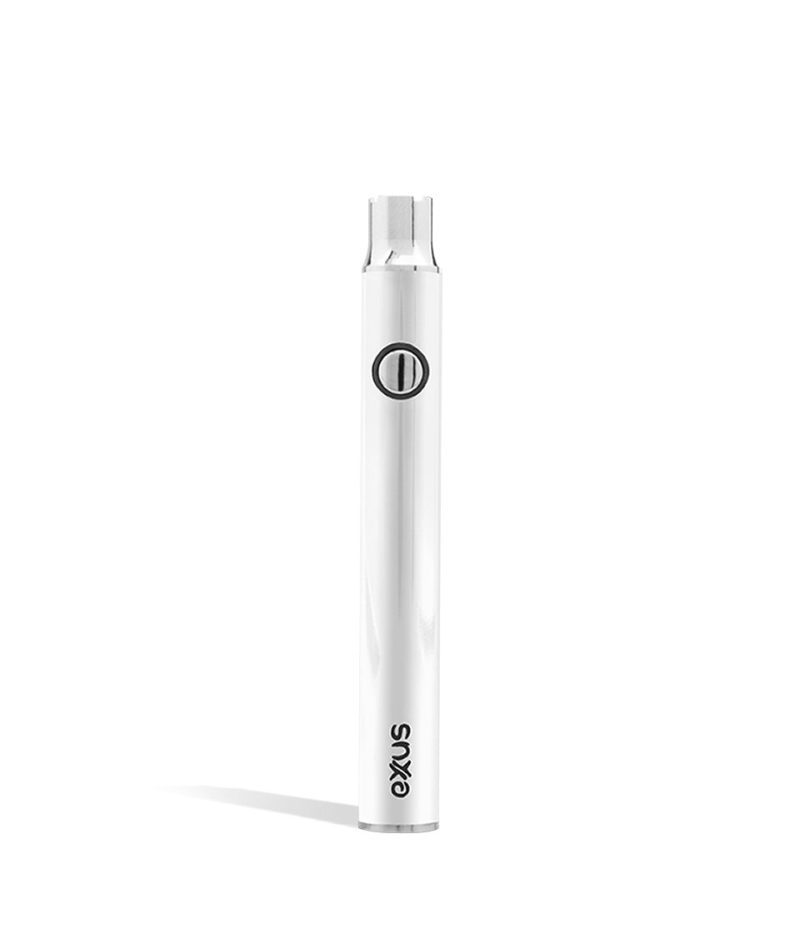 Pearl front front Exxus Vape Plus VV Cartridge Vaporizer on white background