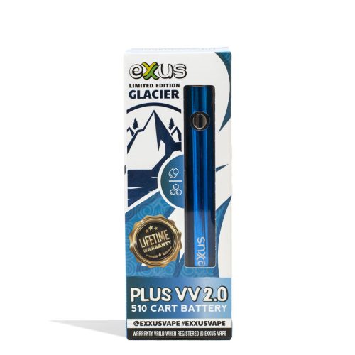 exxus plus vv2 cartridge vaporizer 12pk glacier packaging single 1