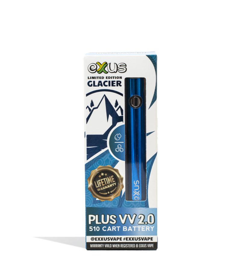 exxus plus vv2 cartridge vaporizer 12pk glacier packaging single 1