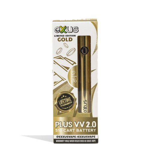 exxus plus vv2 cartridge vaporizer 12pk gold packaging single 1