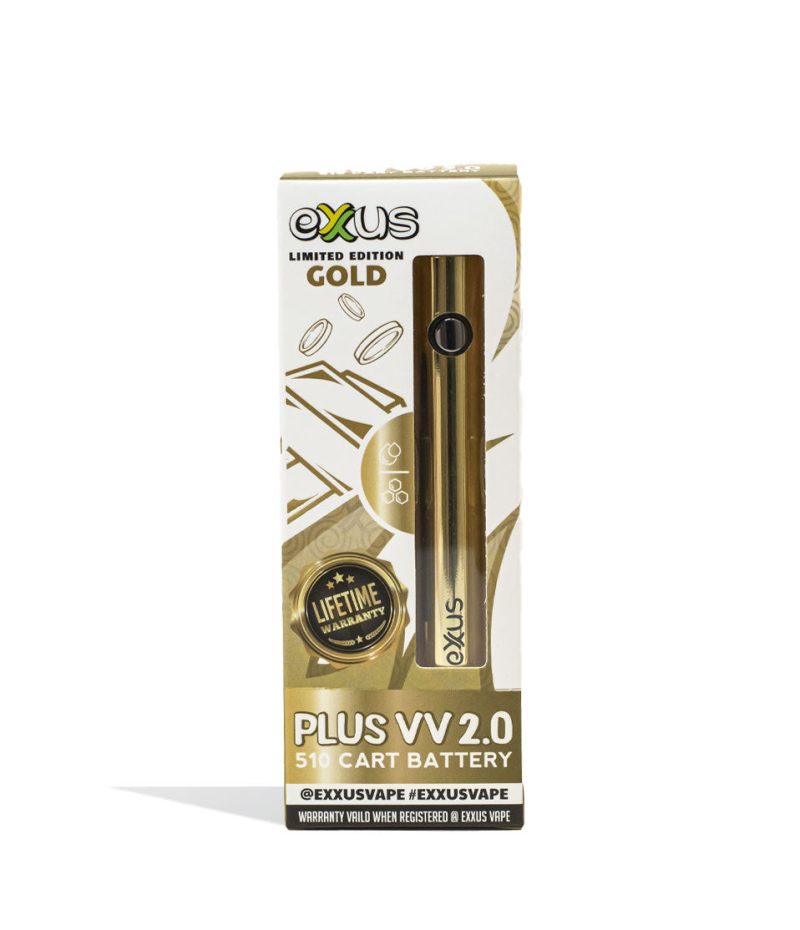 exxus plus vv2 cartridge vaporizer 12pk gold packaging single 1