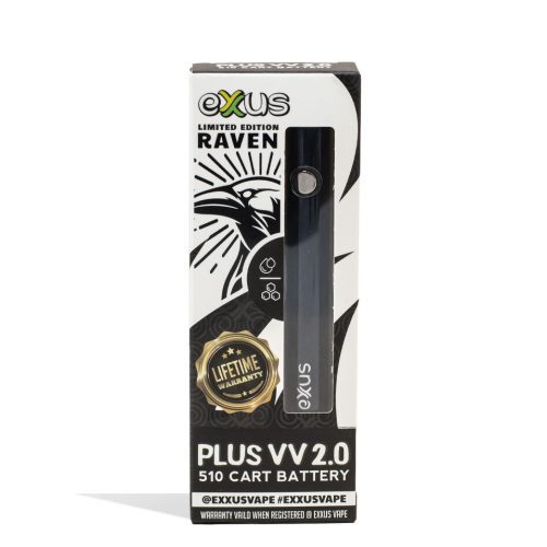 exxus plus vv2 cartridge vaporizer 12pk raven packaging single 1