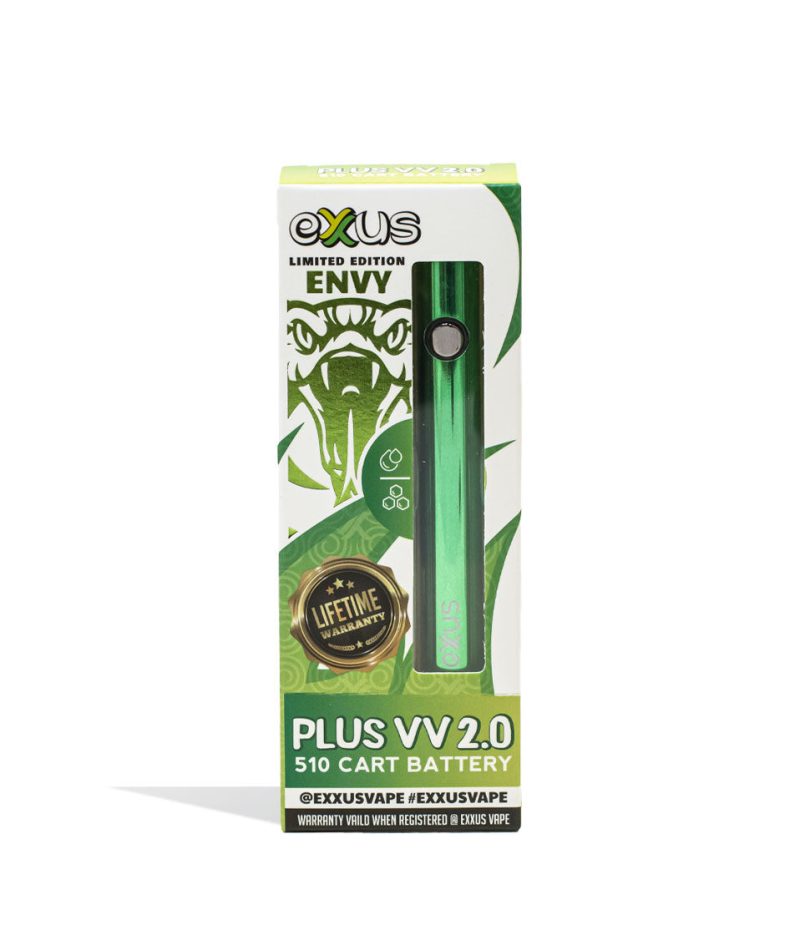 exxus plus vv2 cartridge vaporizer envy packaging