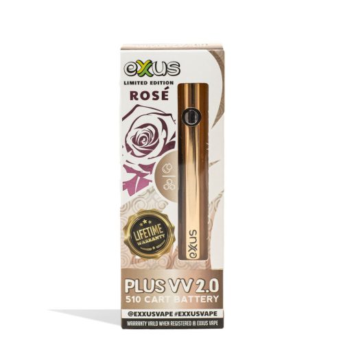 exxus plus vv2 cartridge vaporizer rose packaging