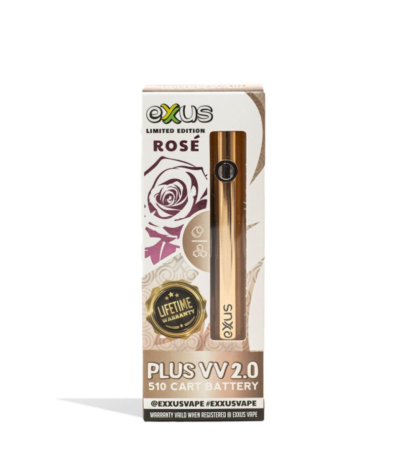 exxus plus vv2 cartridge vaporizer rose packaging