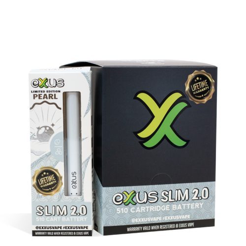 Pearl Exxus Vape Slim 2.0 Cartridge Vaporizer 12pk on white background