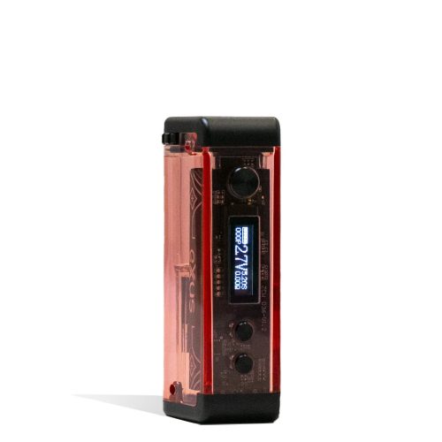 Red Exxus Vape Adapt Cartridge Vaporizer Front View on White Background