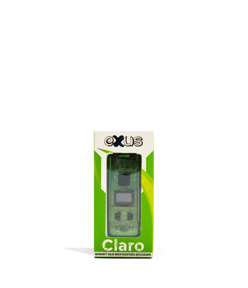 exxus vape claro cartridge vaporizer 12pk green packaging