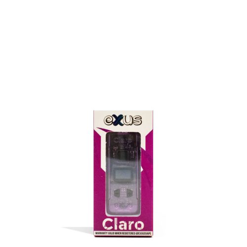 exxus vape claro cartridge vaporizer 12pk purple packaging