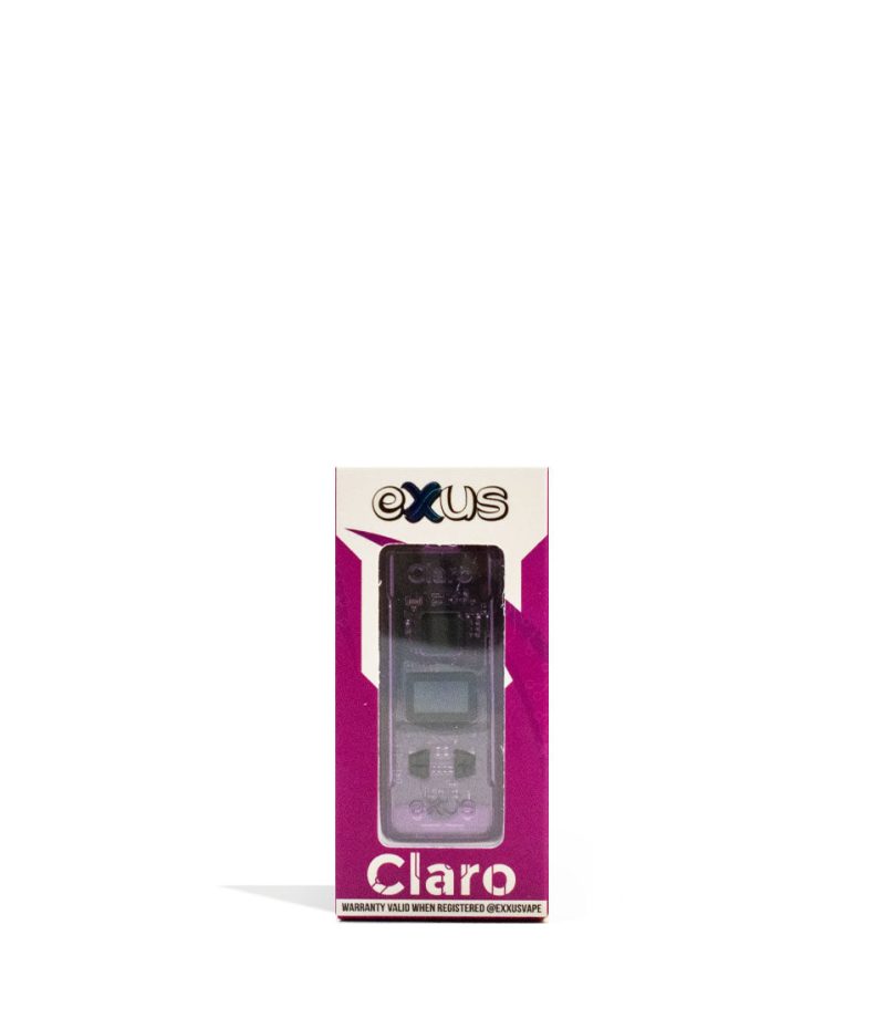 exxus vape claro cartridge vaporizer 12pk purple packaging