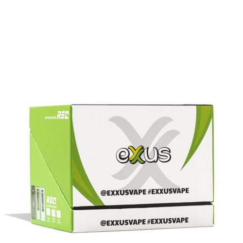 exxus vape rec cartridge vaporizer 12pk side