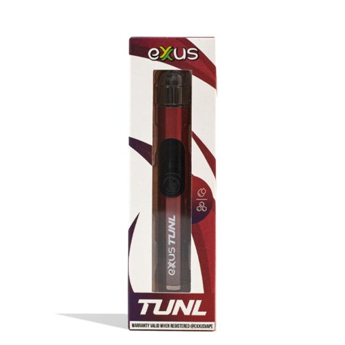 exxus vape tunl cartridge vaporizer 12pk crimson packaging