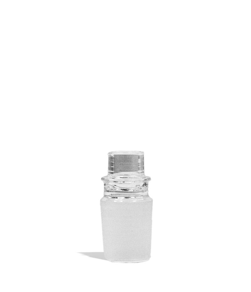 Male 18mm G Pen Connect Metal Connector for Glass Adapters on white studio background