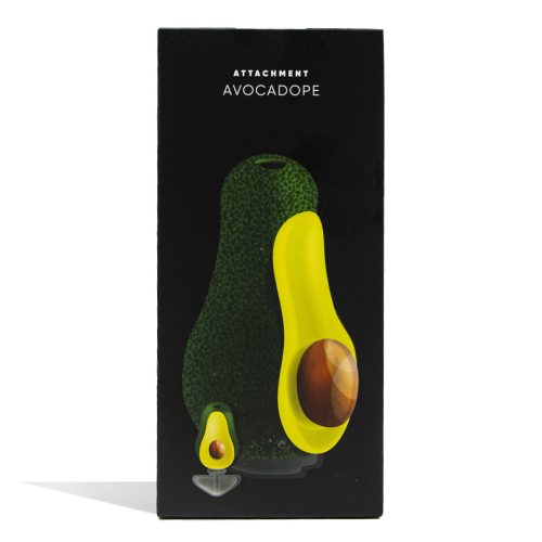 glass attachment avocado packaging back view