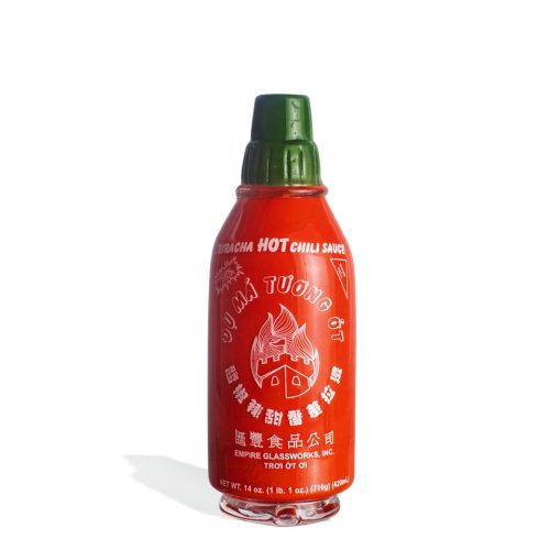 Sriracha Glass Empire Glassworks Puffco Peak Glass Attachment on white background