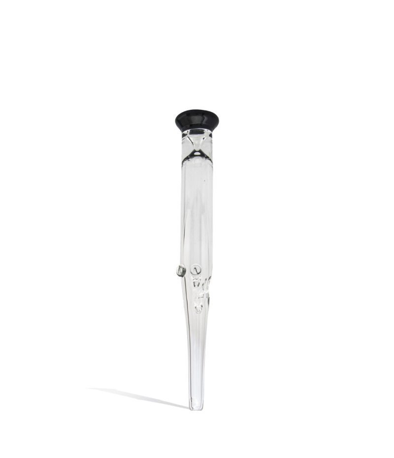 glass nectar straw with colored mouthpiece