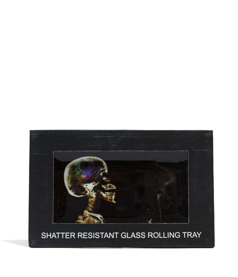 glass shatter resistant rolling tray packaging